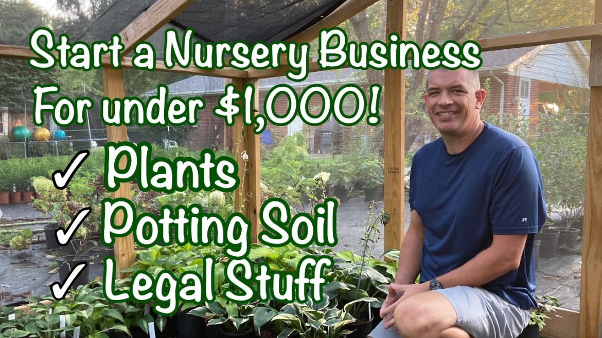How to start a nursery business in your backyard for under $1,000 in 2023  // Step By Step
