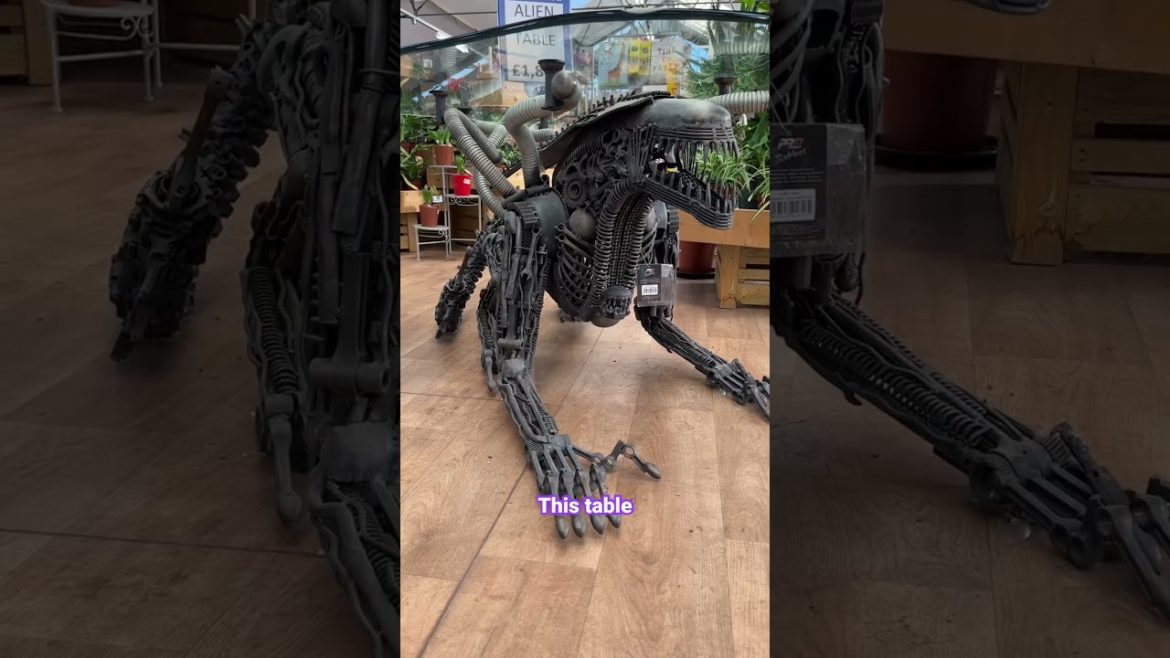 Strangest Garden Centre in England #alien #uk