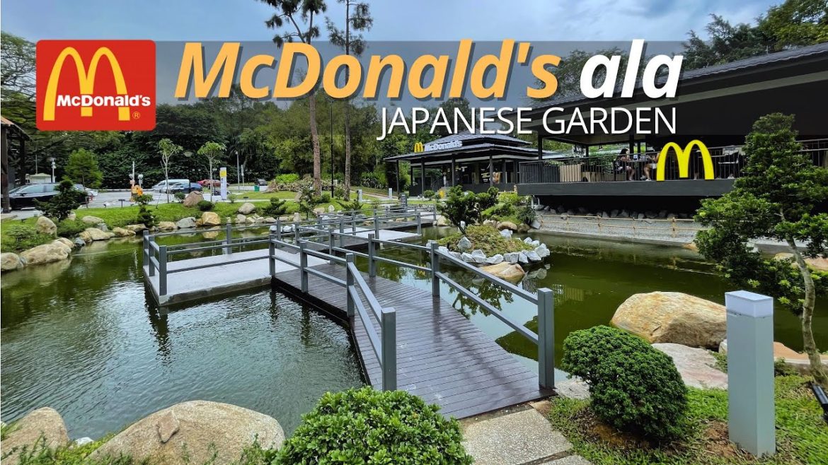 MCDONALDS ALA JAPANESE GARDEN | Ridout Tea Garden | Singapore