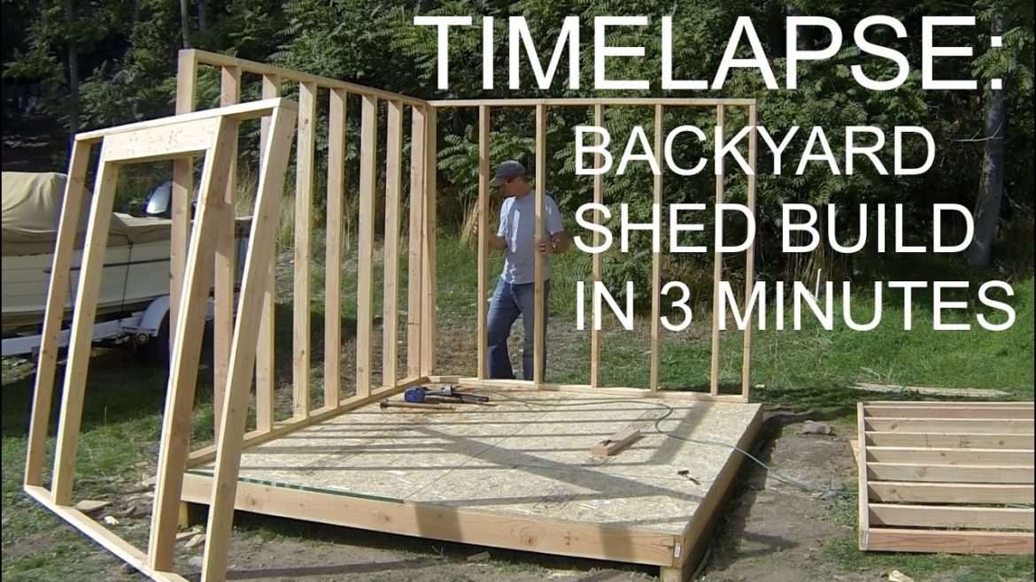 Complete Backyard Shed Build In 3 Minutes – iCreatables Shed Plans Complete Backyard Shed Build In 3 Minutes - iCreatables Shed Plans