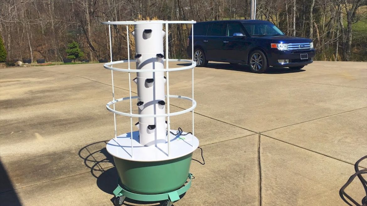 How To Set Up A Tower Garden – FOOD GARDENING How To Set Up A Tower Garden - FOOD GARDENING