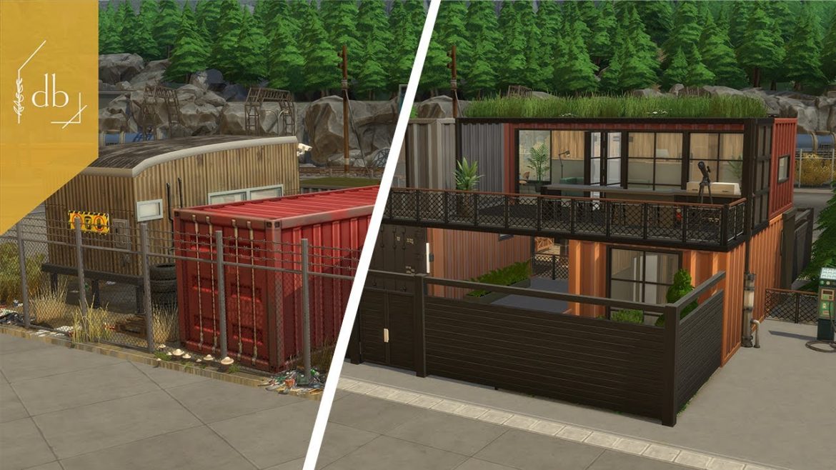 RENOVATING a SALVAGE YARD | #DesignMeDevon | The Sims 4