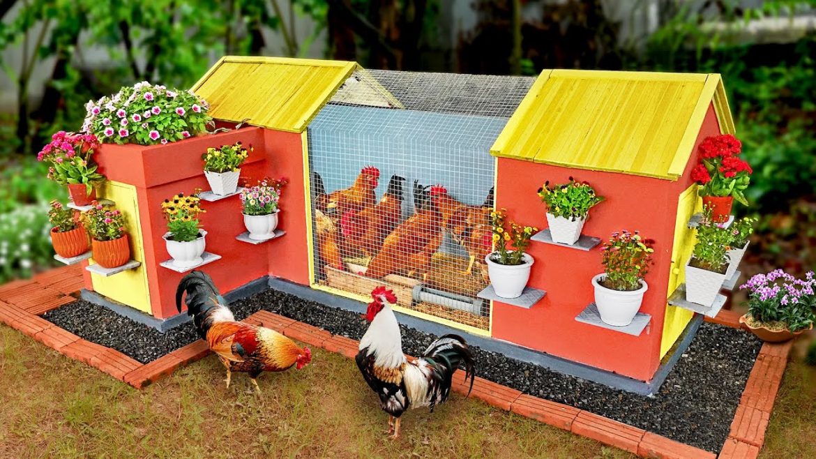 Modern chicken coop idea-raise chickens and decorate garden together Modern chicken coop idea-raise chickens and decorate garden together