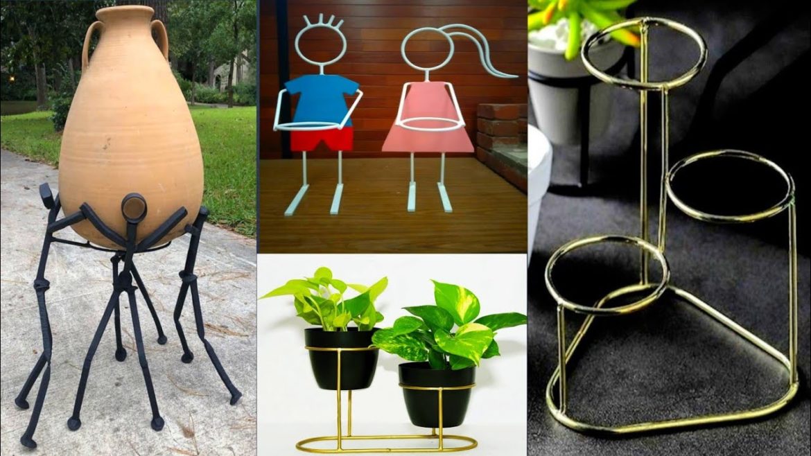 Welded hol stand ideas for garden | kitchen ideas #metalthings  #weldingprojects