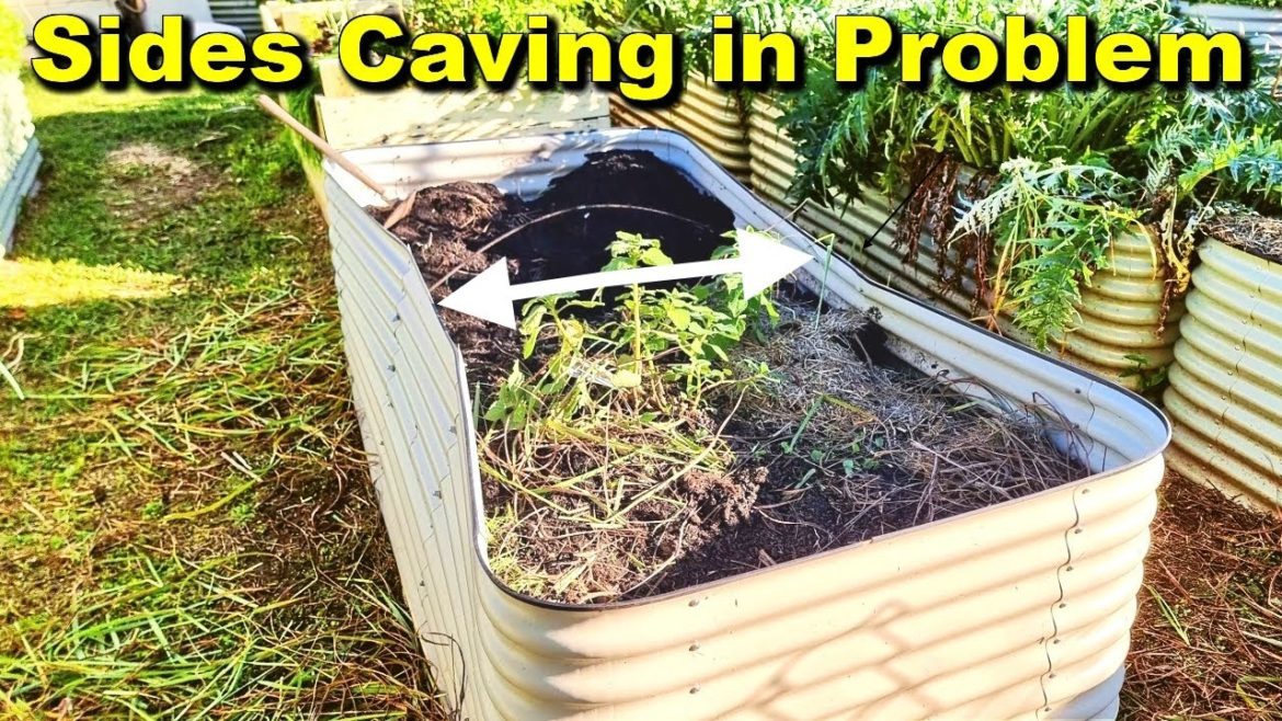 How to FIX and STOP a Raised Garden Bed From Caving Inwards