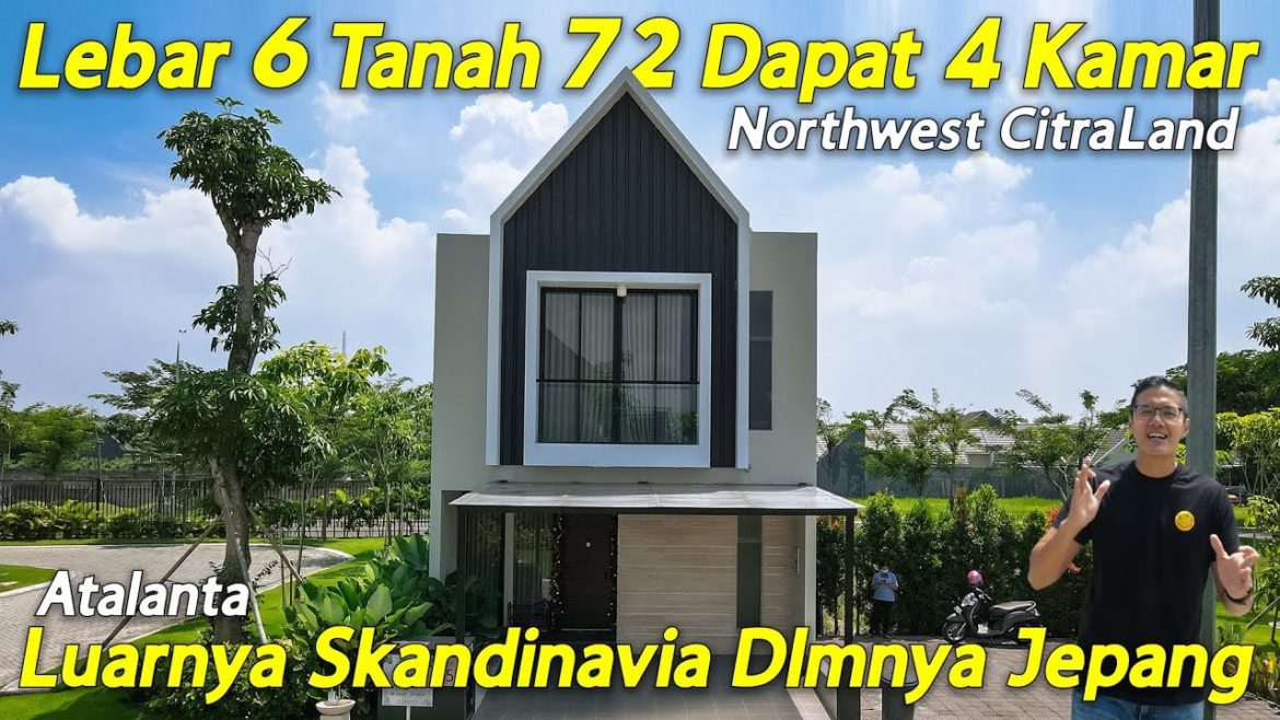 Desain Open Space di Tanah 72m2? Dengan Gaya Japanese Scandinavian Citraland Utara Surabaya