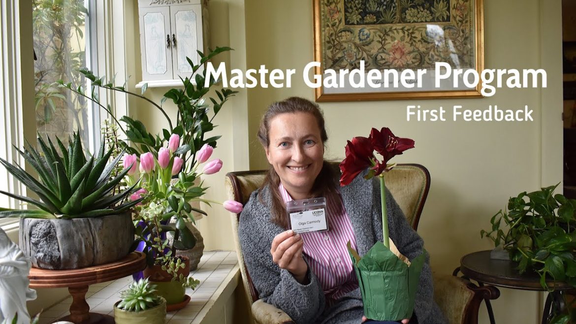My Master Gardening Program with University of CT began. First Feedback! My Master Gardening Program with University of CT began. First Feedback!