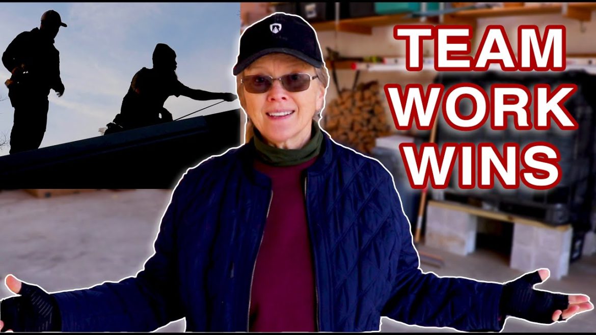 Kaye Kittrell: They finished AFTER DARK! New ROOF Part 2! They finished AFTER DARK! New ROOF Part 2!