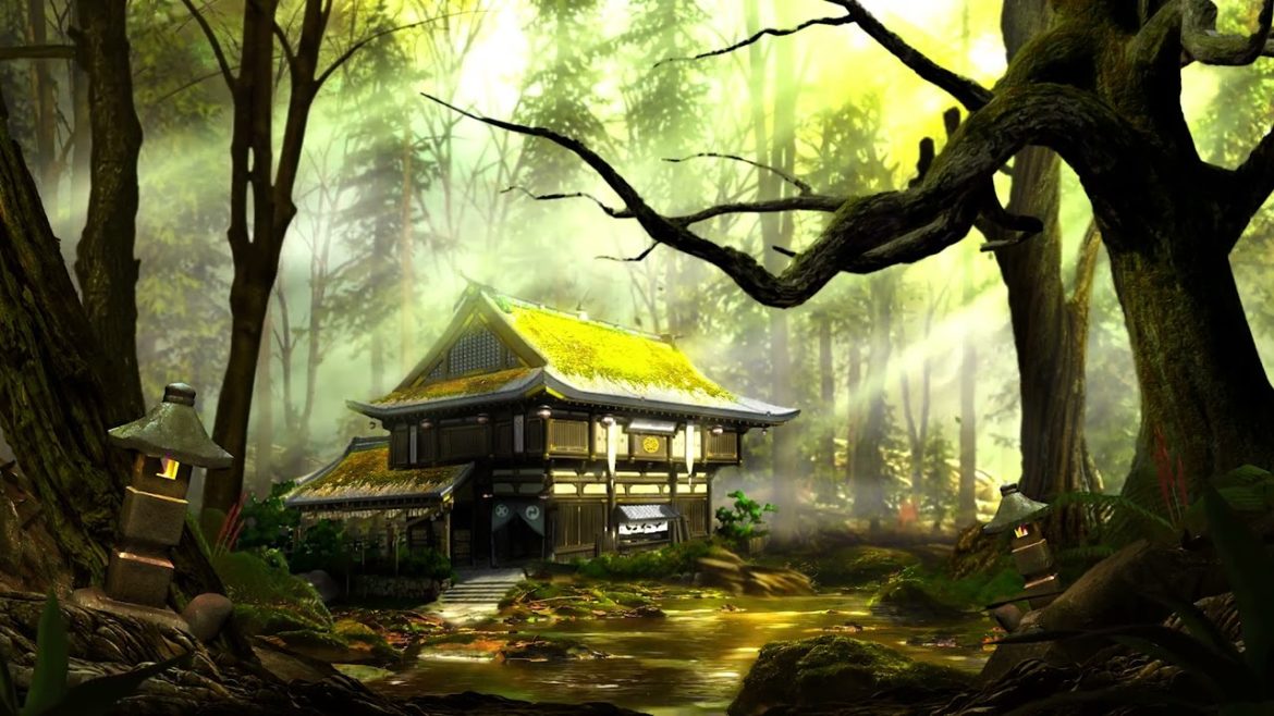 Japanese Relaxing Music Zen Garden - Japanese Flute Music For Soothing, Healing, Meditation
