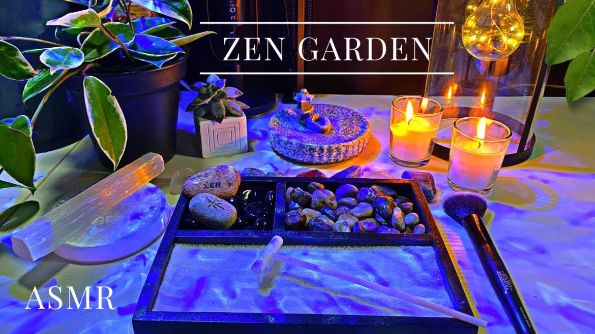 ASMR Zen Garden | Visual Triggers | SLEEP AID or Meditation (Mood Light) NO TALKING💤