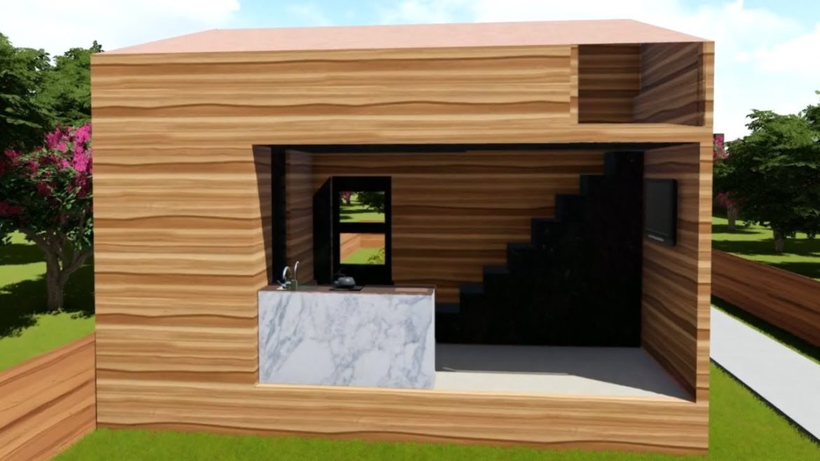 Stunning 310sqft Tiny House! | First Summer House Tour (Concept)