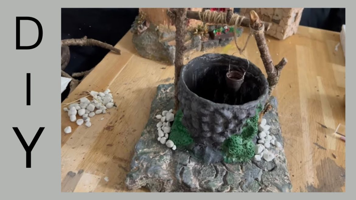How to  make DIY Miniature water well