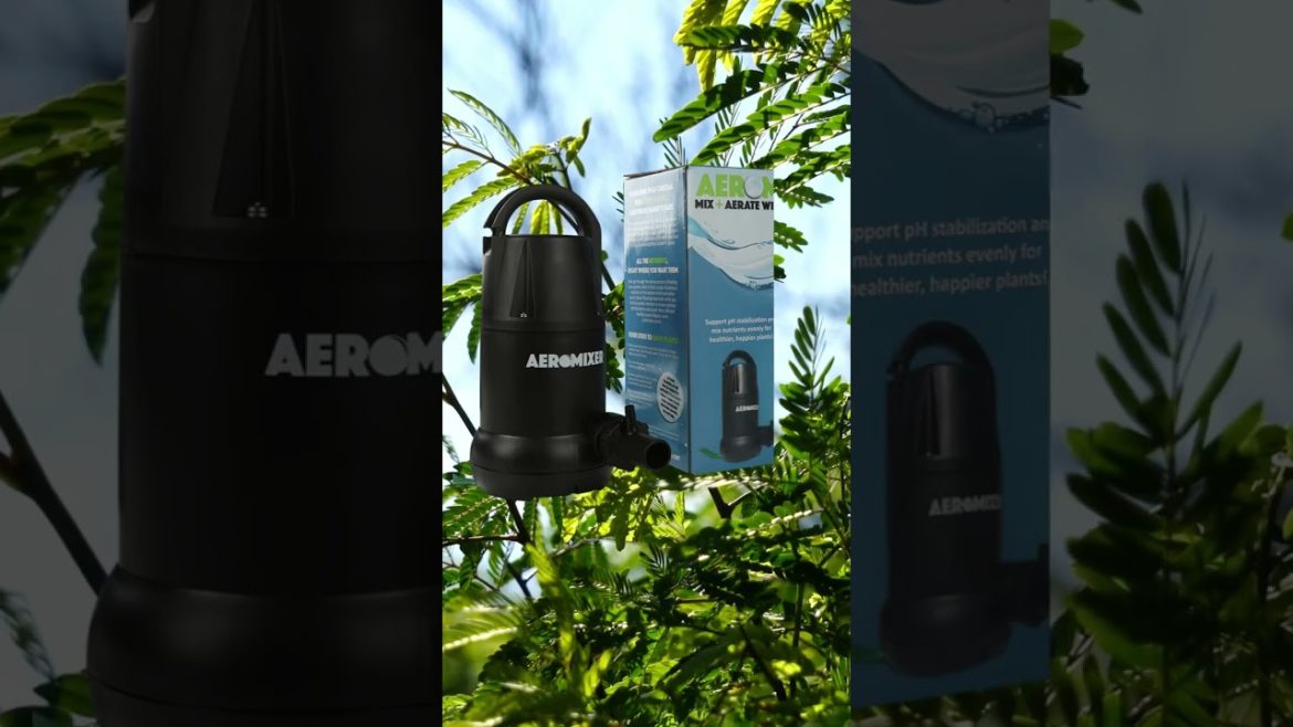 Submersible Mixing + Aerating Pump #short