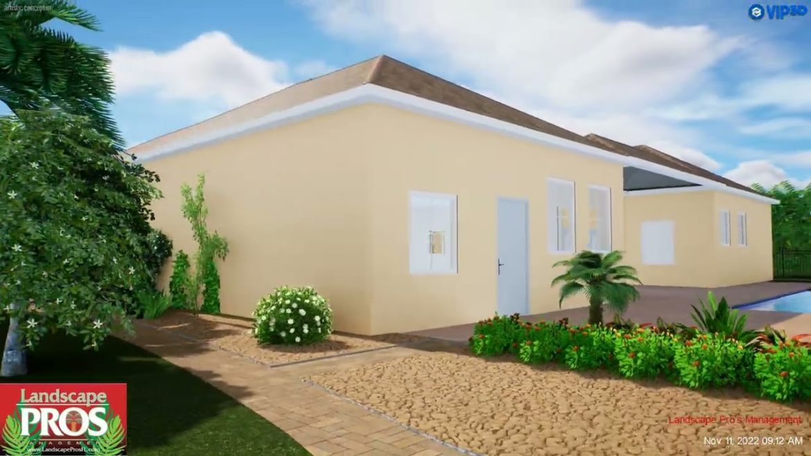 Custom Landscape Design Waterfront Cape Coral Home Tropical Paradise