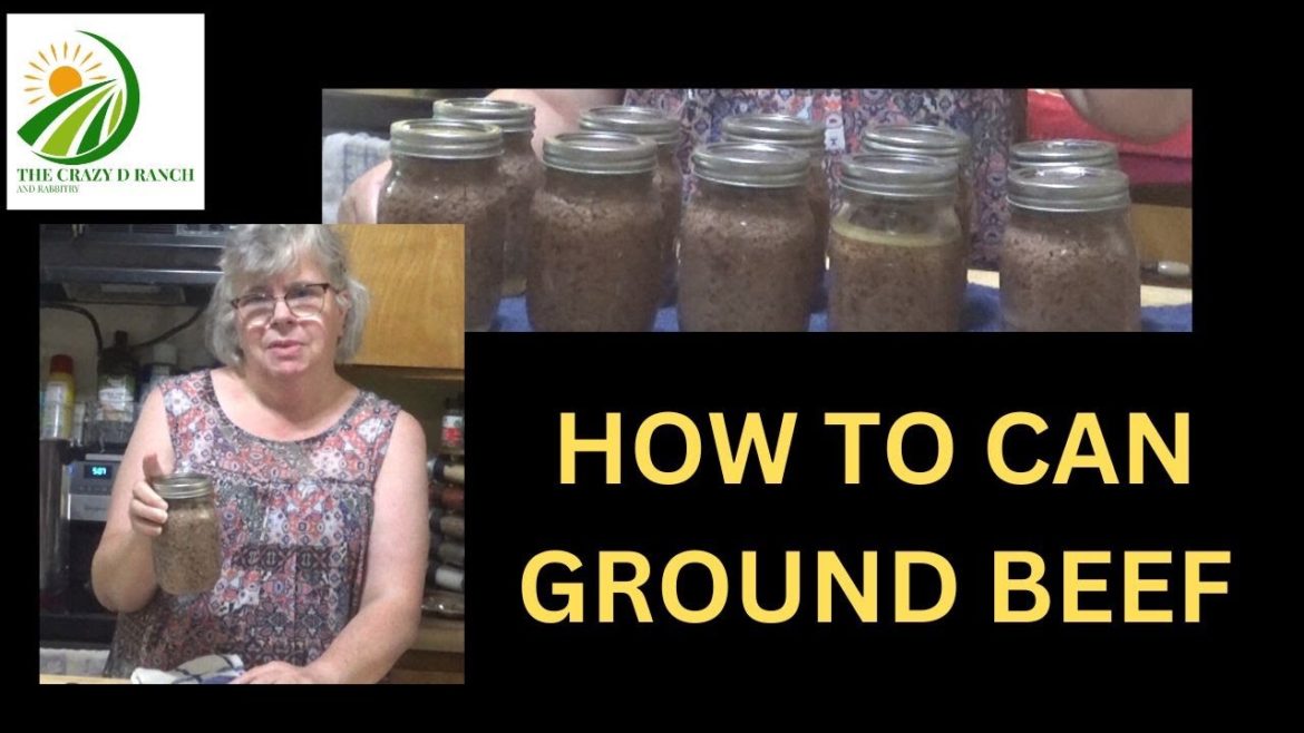 How to Can Ground Beef