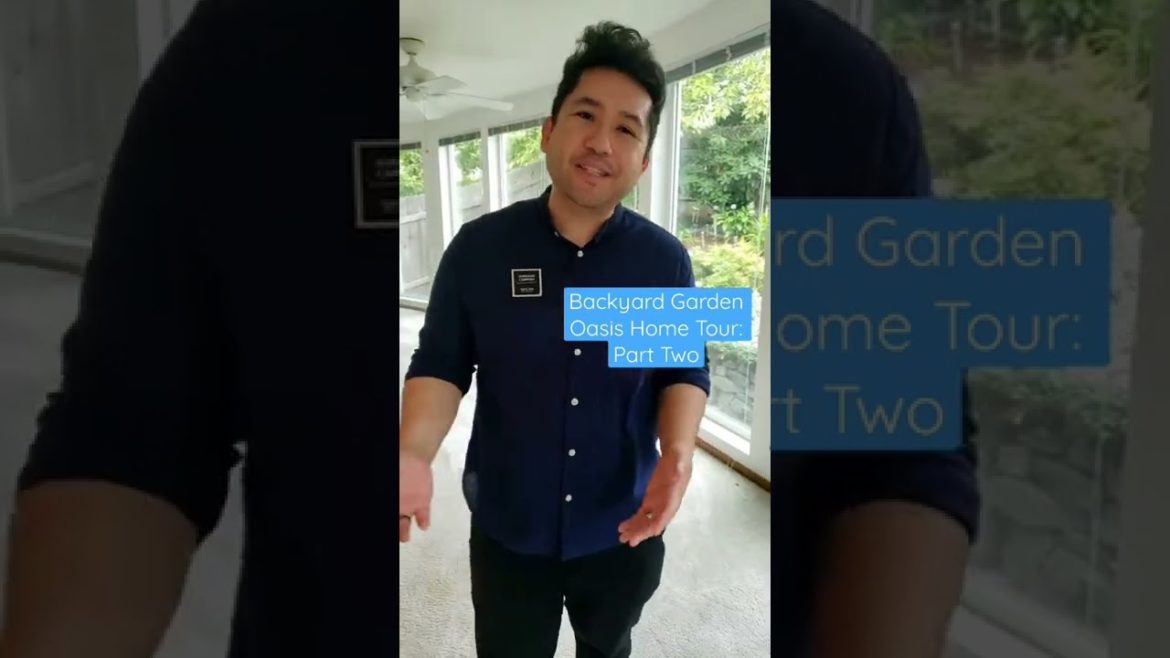 Backyard Garden Oasis Home Tour | #shorts | Bremerton, Washington | Jumaane’s Home Tours