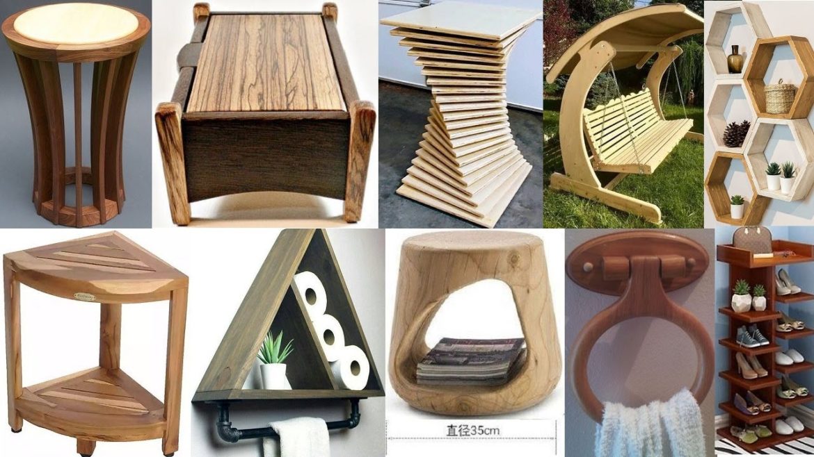 Wood furniture ideas and wooden decorative pieces ideas for home decor /Woodworking project ideas