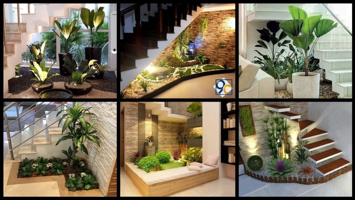 Top 70 amazing undere stair Garden design/under stairs plants decoration ideas/28January 2023