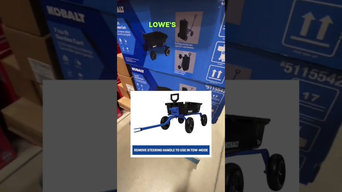 NEW KOBALT 7 CU FT Garden Cart! @lowes