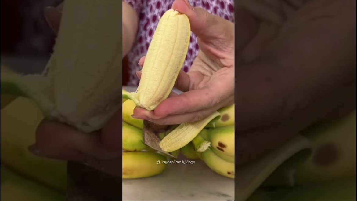 Manzano Banana 🤤🤤 #shorts #fruit #banana #food #satisfying #oddlysatisfying #short