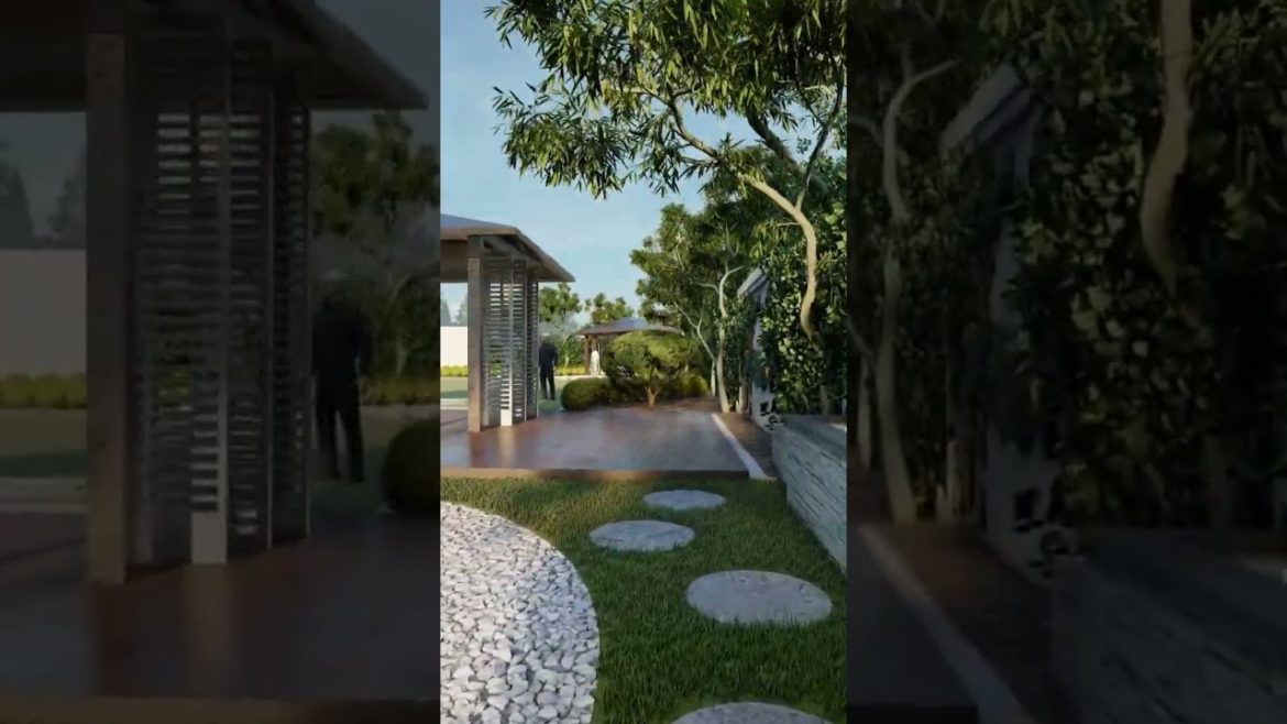 landscape design #shorts #backyard #palmtree #landscapedesign landscape design #shorts #backyard #palmtree #landscapedesign