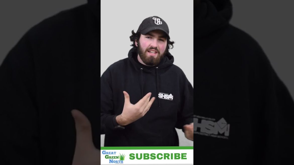 How To Make Lawn Stripes #shorts