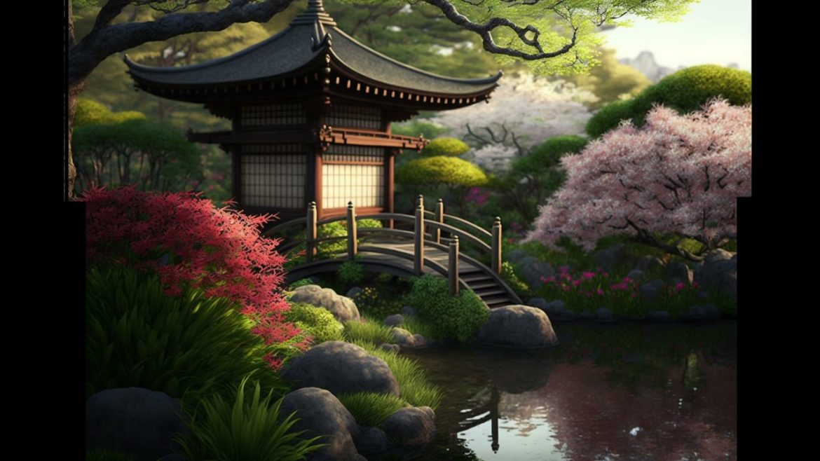 Chill walk in the Japanese Garden ⛩ #Chill #Lofi #Beats