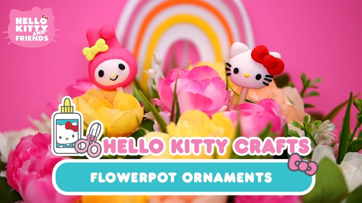 Hello Kitty Flowerpot Ornaments | Hello Kitty Crafts Hello Kitty Flowerpot Ornaments | Hello Kitty Crafts