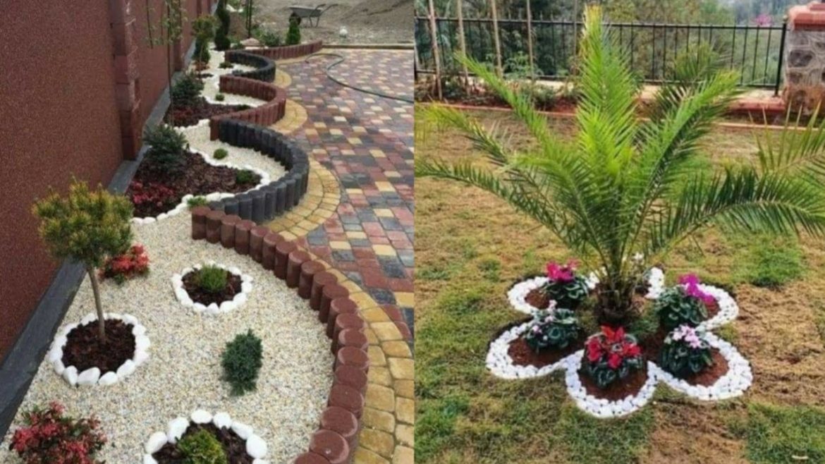 Garden ideas using stones