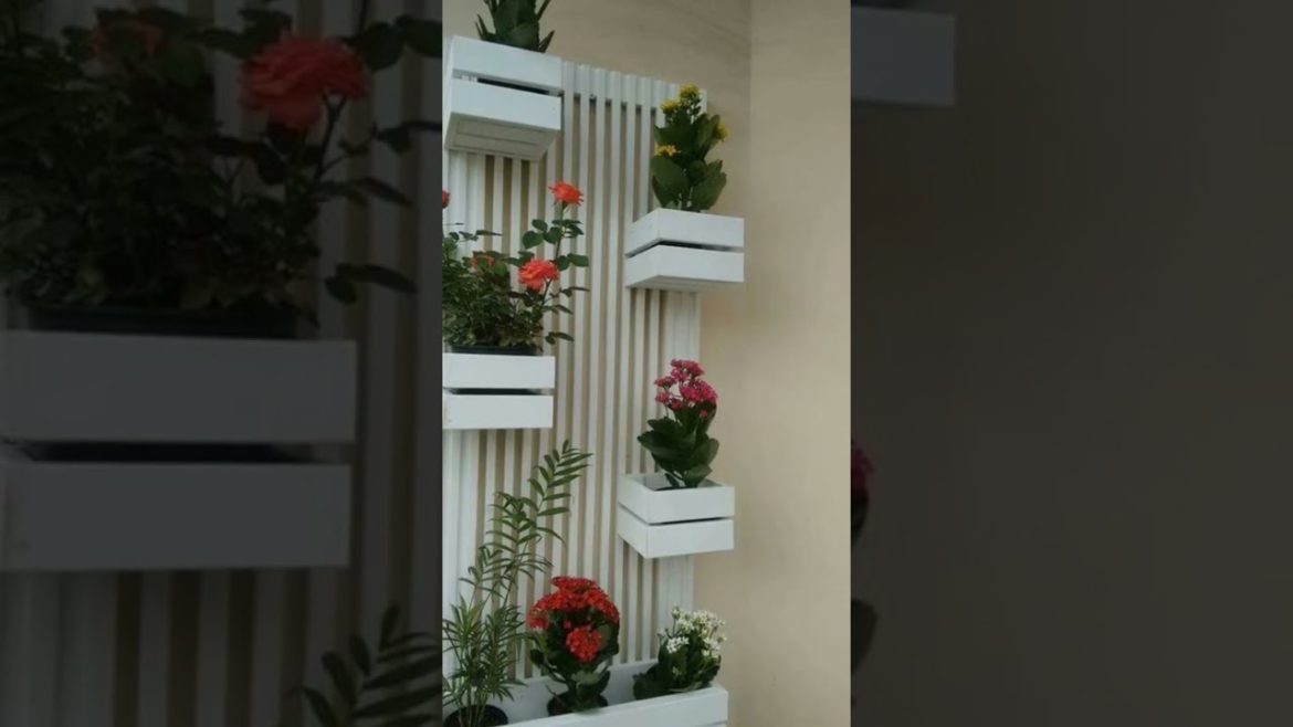 Vertical balcony garden ideas #shorts #garden #youtubeshorts
