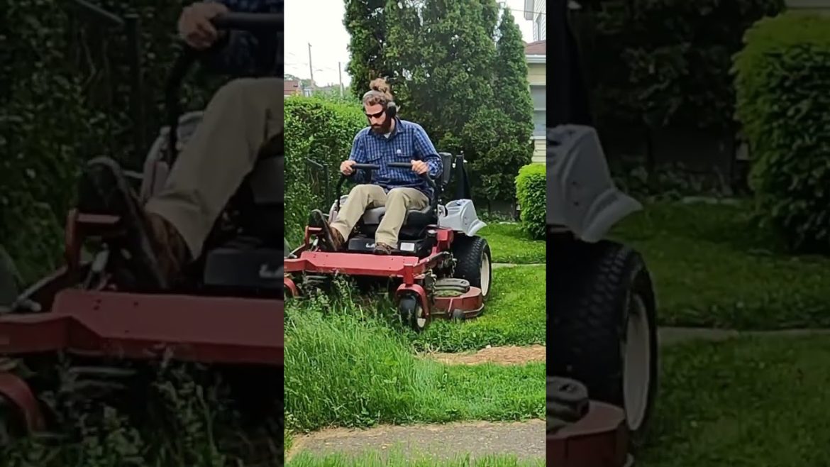 Precision Lawn Mow #short