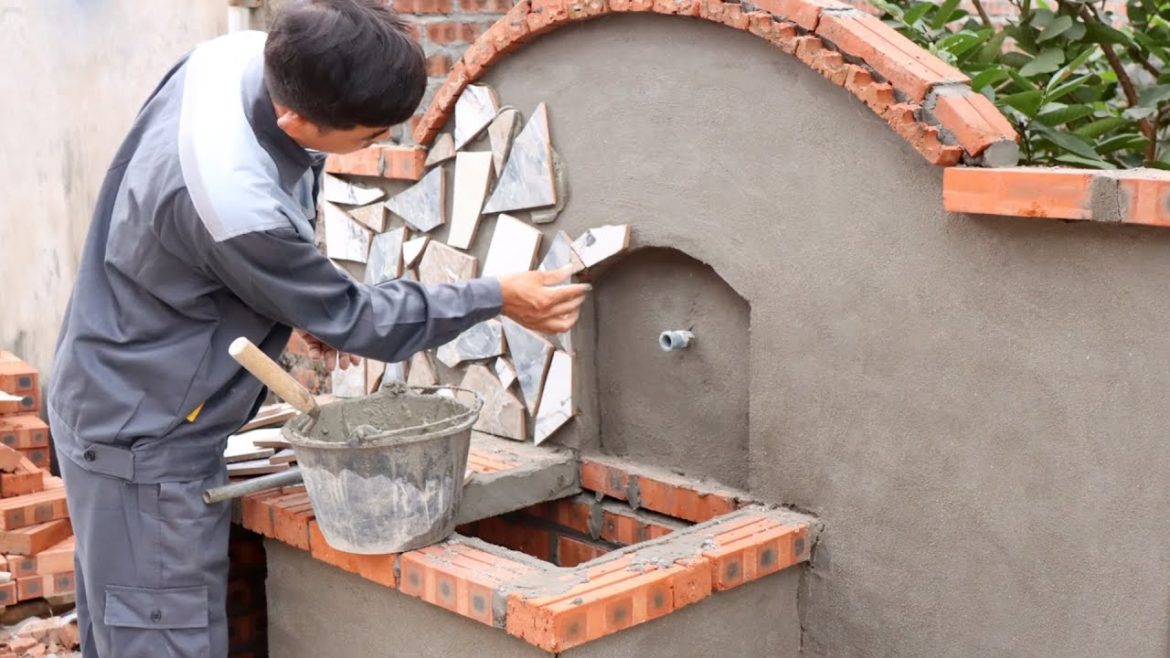 Creative Ideas / Building an outdoor water supply faucet for the family