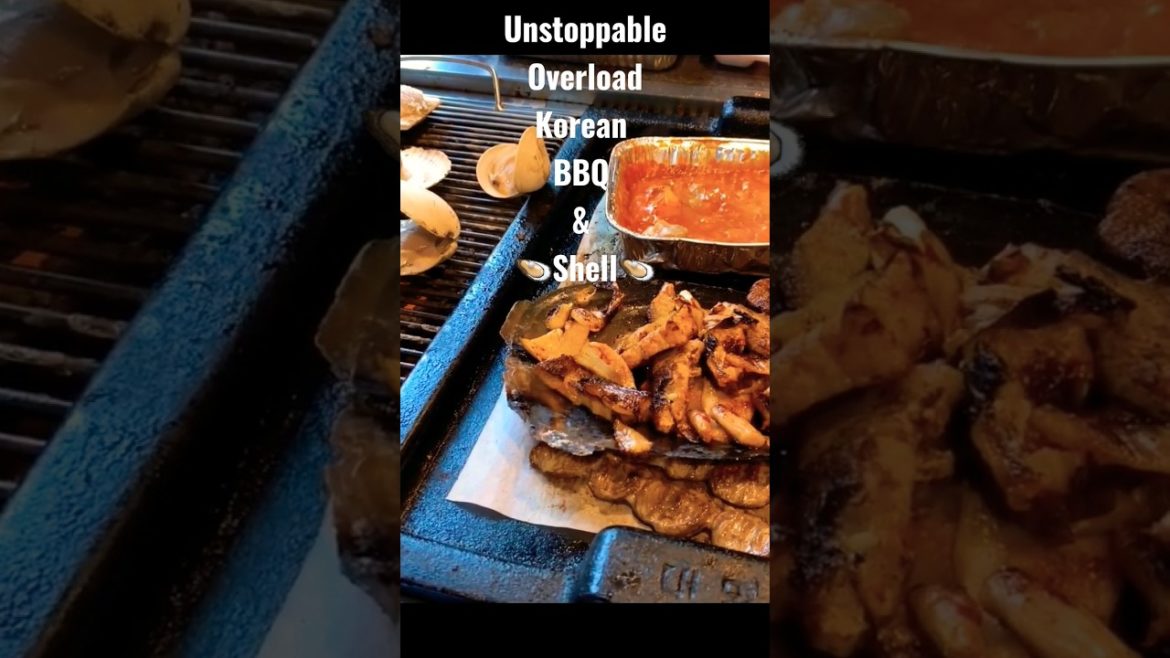 🔴🥰OMG So Yummy Street Food Korean BBQ Style🦪Grilled Clam Shell🦪#shorts #trending #viral #streetfood