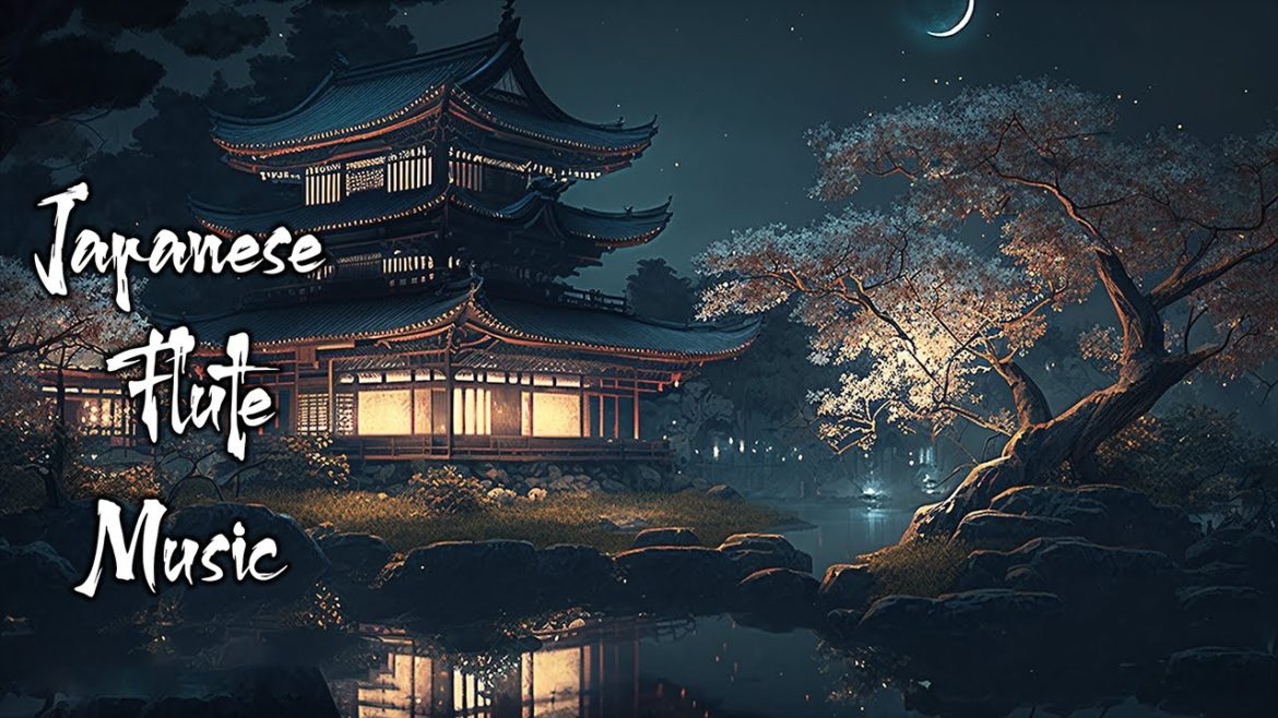 Japanese Peaceful Temple - Zen Garden with Japanese Flute Music - Meditation Music, Relaxing Music