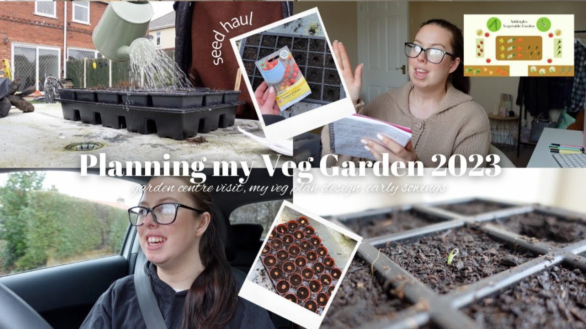 PLANNING MY 2023 VEG GARDEN | first sowings + my vegetable garden design
