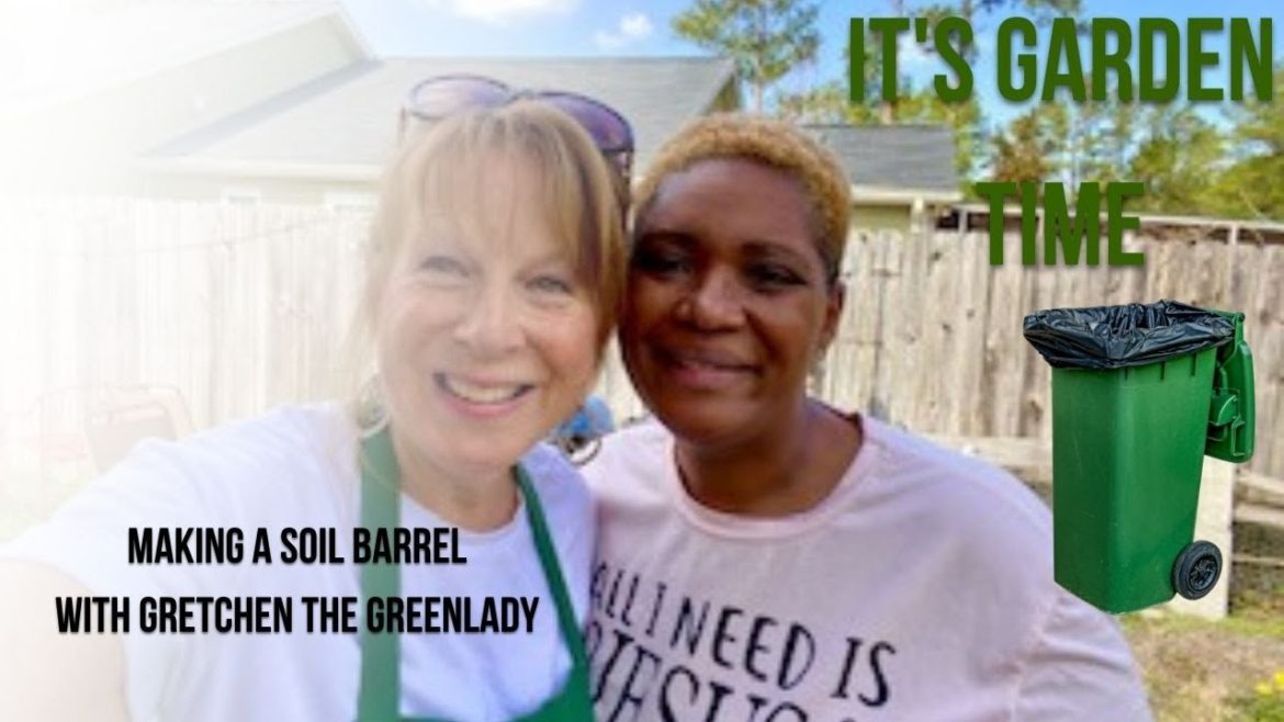 Prepping The Garden  ||  Making Container Garden Soil  ||  Hanging With @gretchenthegreenlady6966