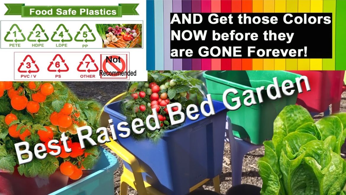 EASY RAISED BED Vegetable Garden in Totes Storage Container & Buckets & Food Grade Types of Plastics