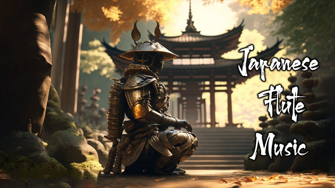 Zen Garden With Ambient Relaxing Music - Japanese Flute Music For Soothing, Meditation, Healing