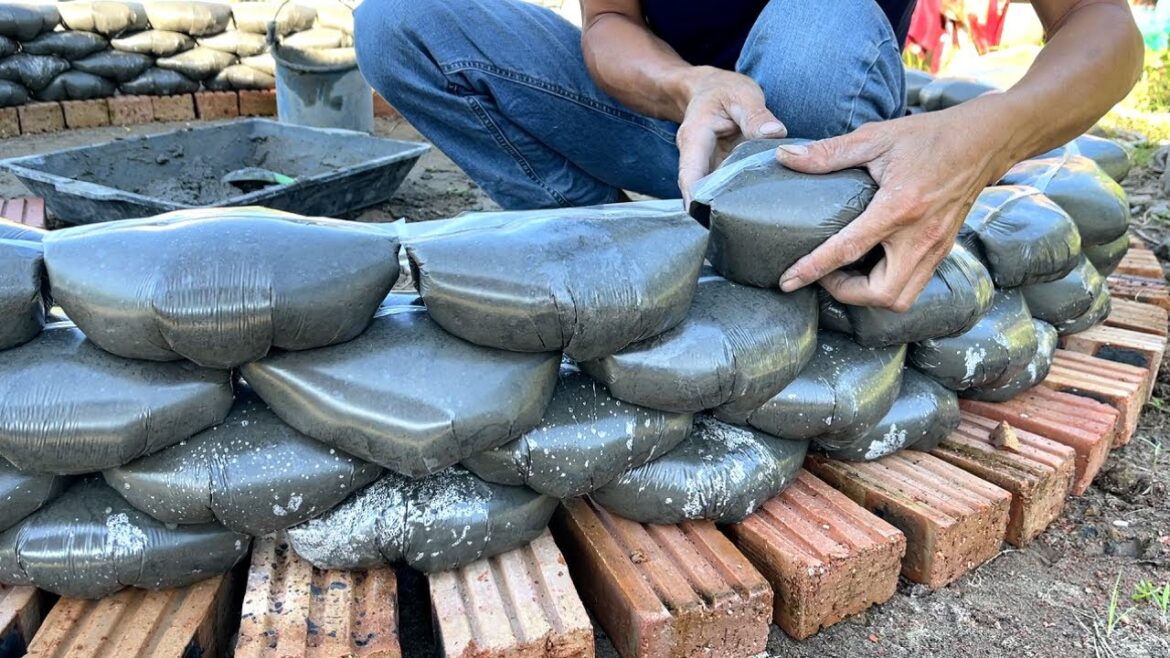 Great Cement Ideas - Design And Decorate Your Garden With Aquarium, Plant Pots And Chairs all in one