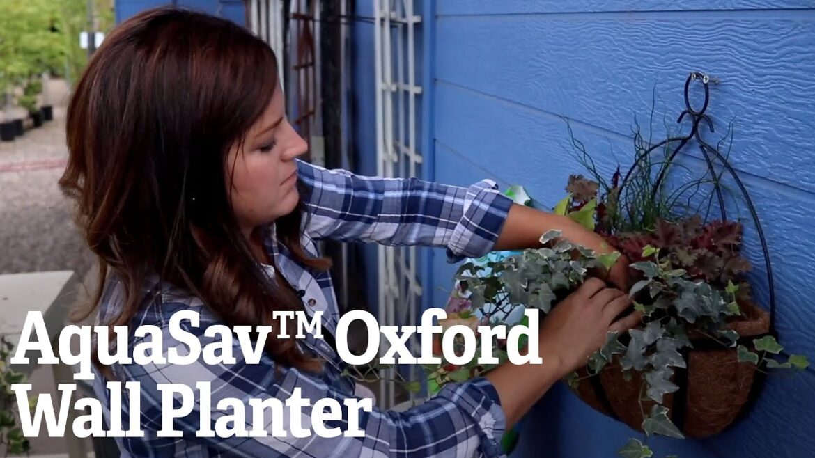 AquaSav™ Oxford Wall Planter