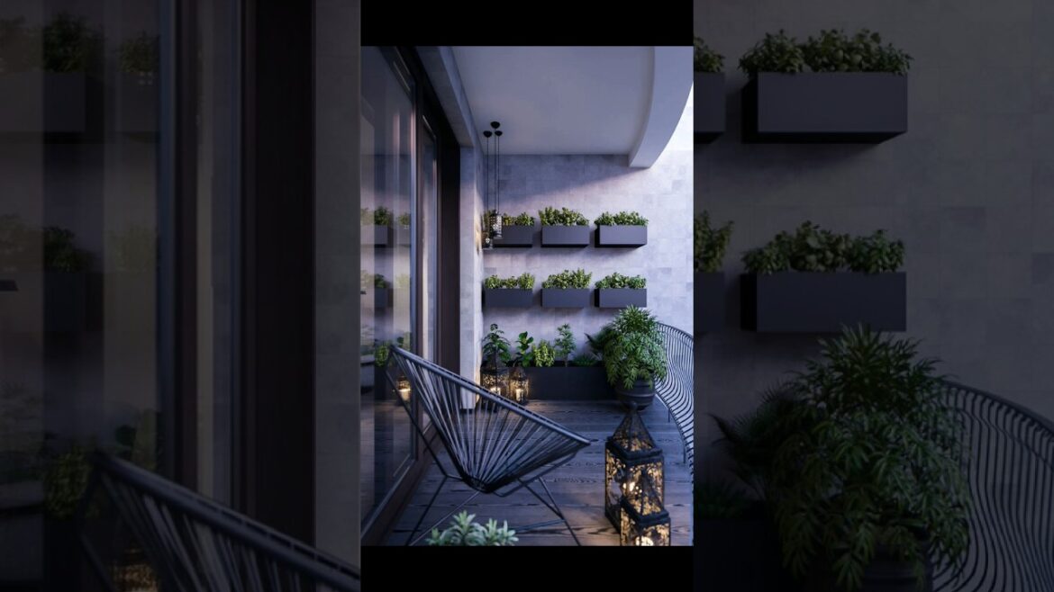 Balcony Garden Design Ideas Part 1 #balconygarden #niteshmeenaplants  #balconyplants #shorts