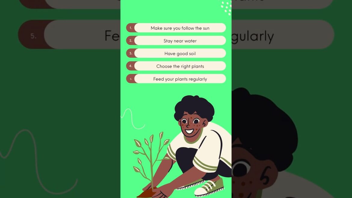 5 Important Gardening Tips For Beginners #short