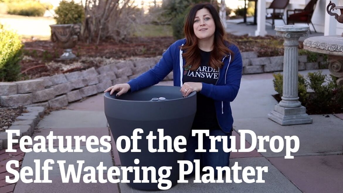 Features of the TruDrop Self Watering Planter Features of the TruDrop Self Watering Planter