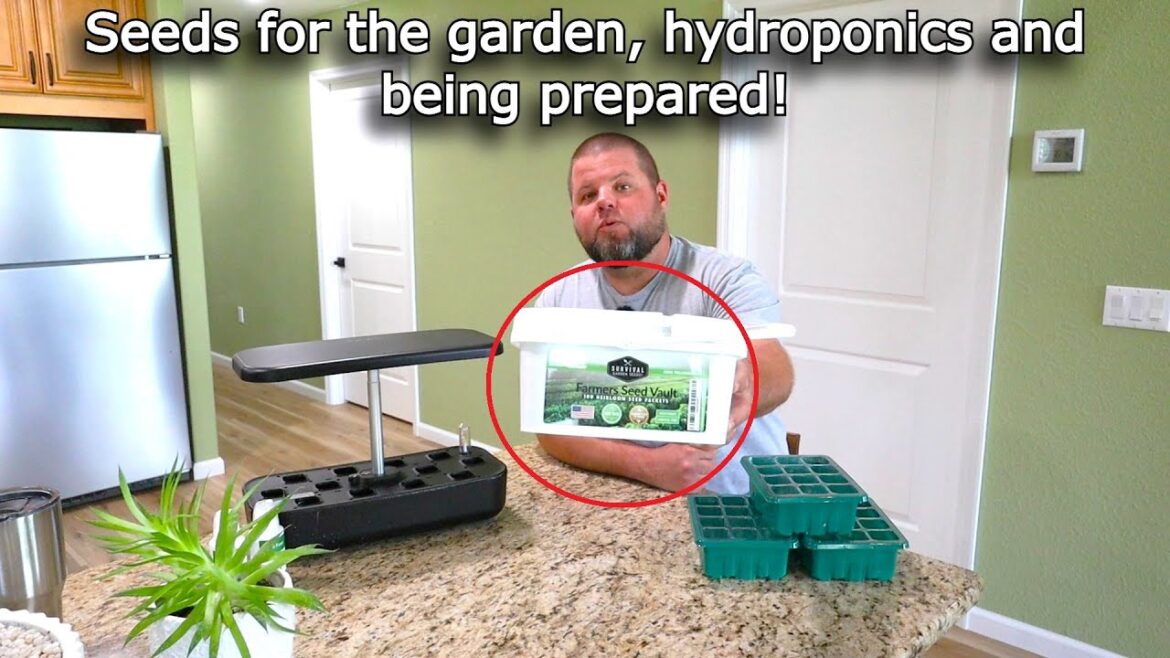 Seeds for the garden, hydroponics and being prepared! #735