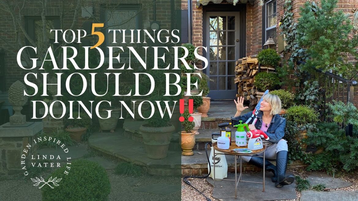 5 Things EVERY Gardener Should Do Before Spring Arrives‼️ // Linda Vater