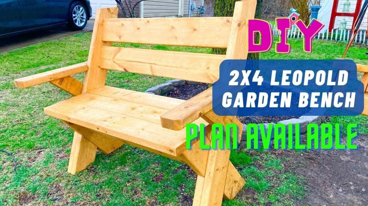 DIY 2×6 Leopold Garden Bench – EASY Weekend Woodworking Projects DIY 2x6 Leopold Garden Bench - EASY Weekend Woodworking Projects