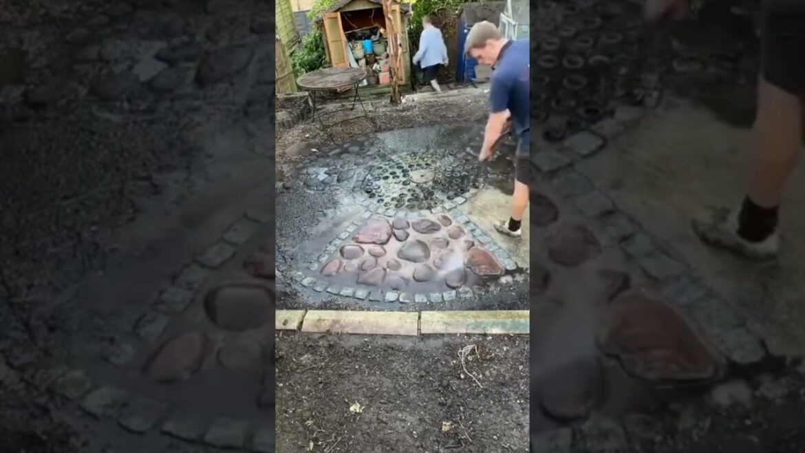 Uncovered after 20 YEARS! #garden #landscape #cleaning