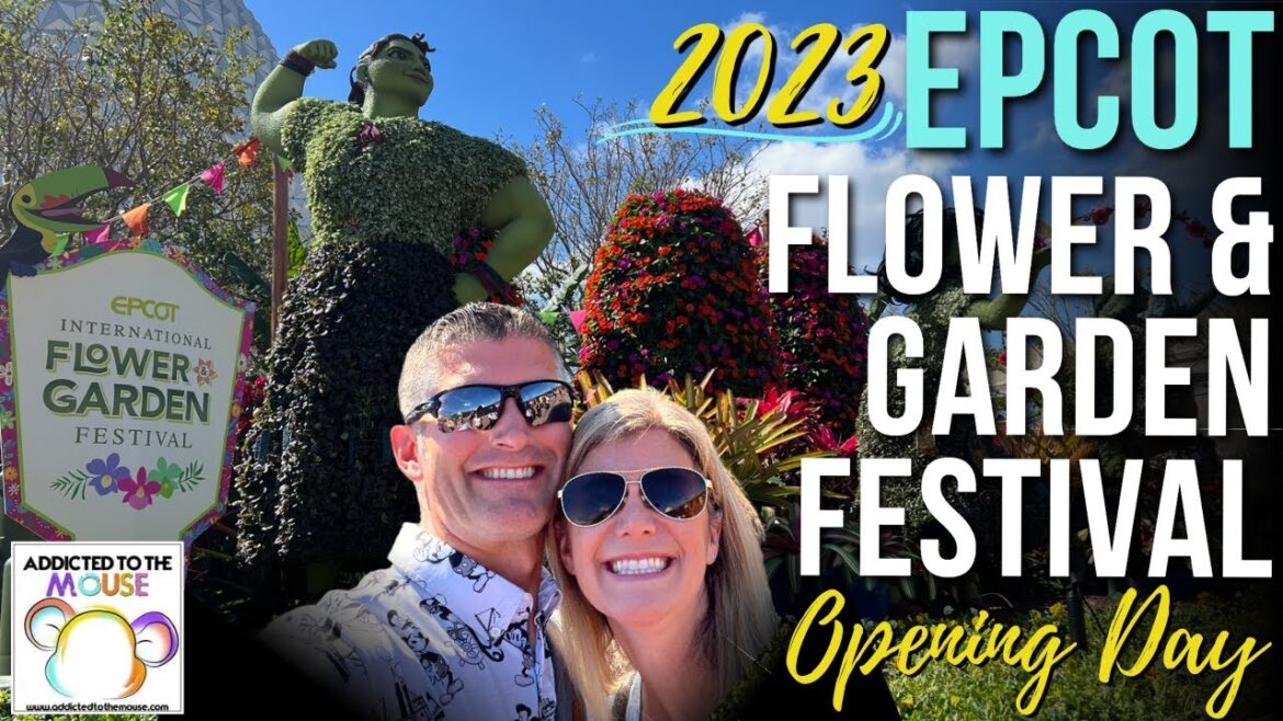 Flower & Garden Festival 2023 Opening Day | Epcot Food Booths, Merch, Topiaries & More Flower & Garden Festival 2023 Opening Day | Epcot Food Booths, Merch, Topiaries & More