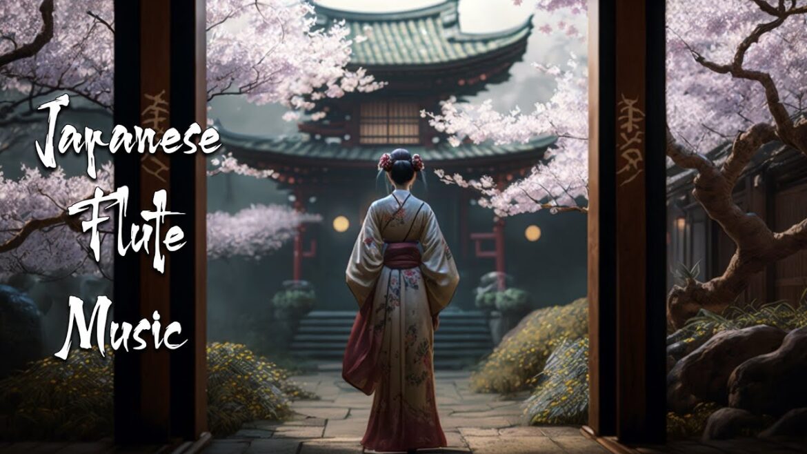 Peaceful Zen Garden in Spring - Beautiful Japanese Music For Meditation, Soothing, Healing