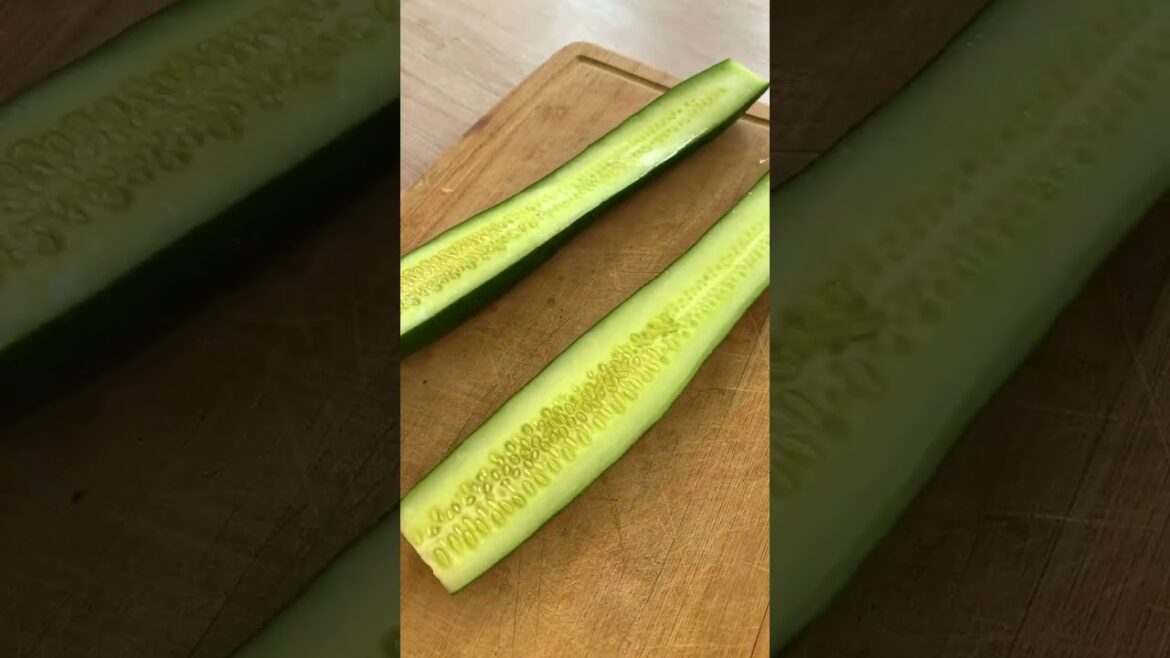 Nothing like eating garden fresh cucumbers.